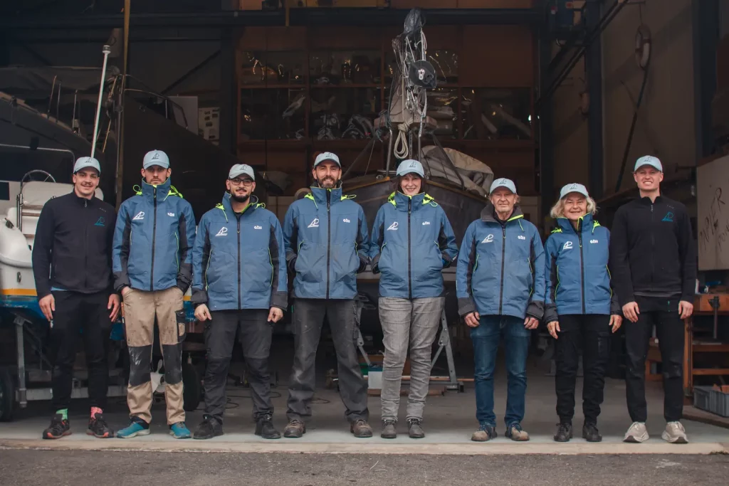 Toute l'équipe de l'Atelier du Port à Gletterens