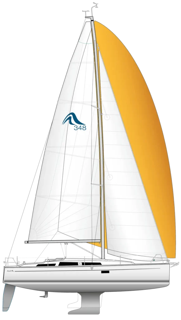 Voilier Hanse 348 pour comparatif avant achat