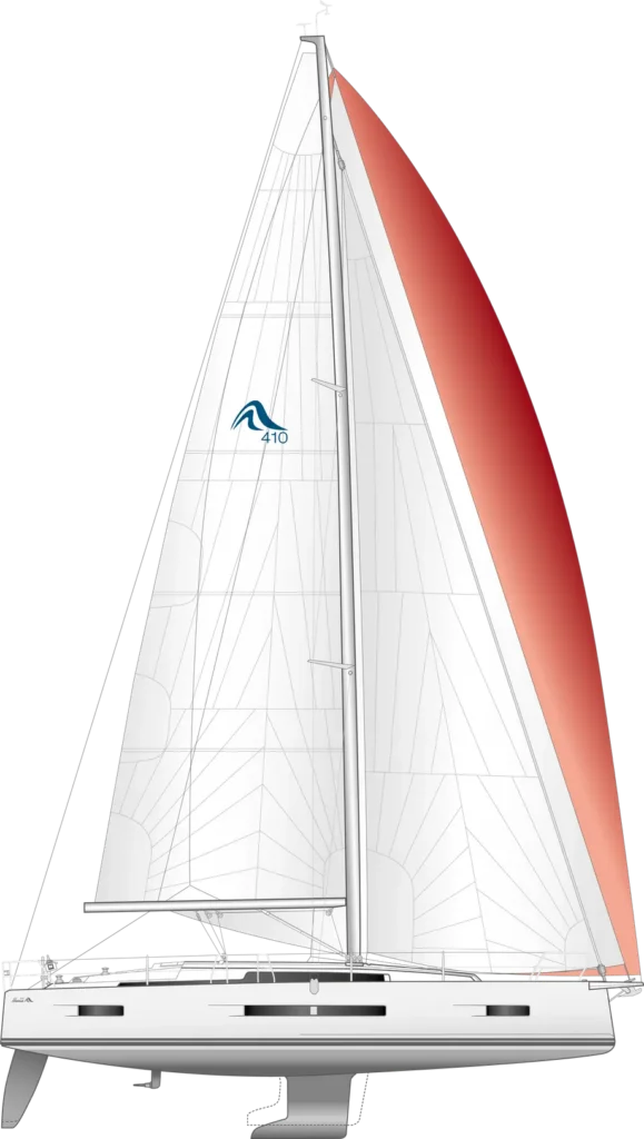 Voilier Hanse 410 pour comparatif avant achat