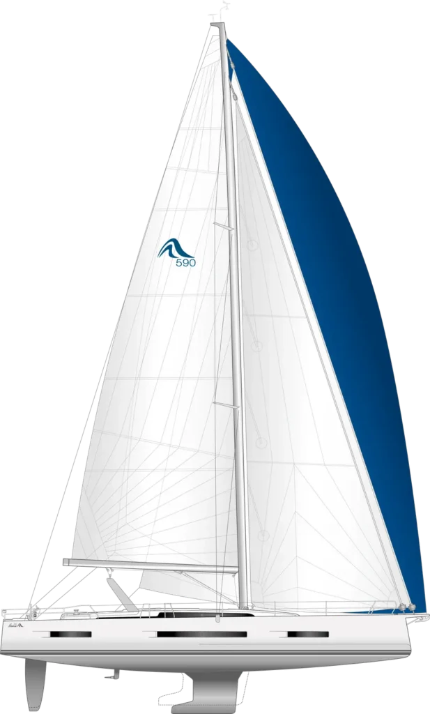 Voilier Hanse 590 pour comparatif avant achat