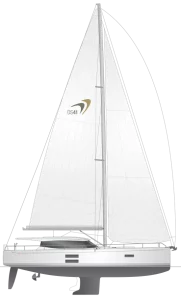 Voilier de la marque Moody