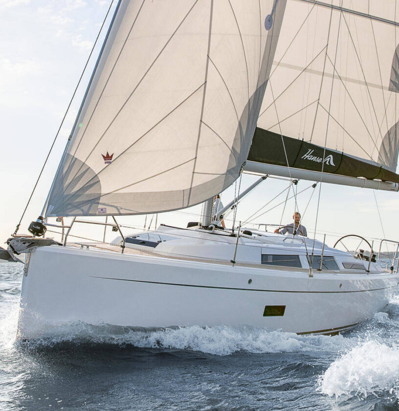 Bateau à voile sur lac en Suisse - Achat par l'Atelier du Port