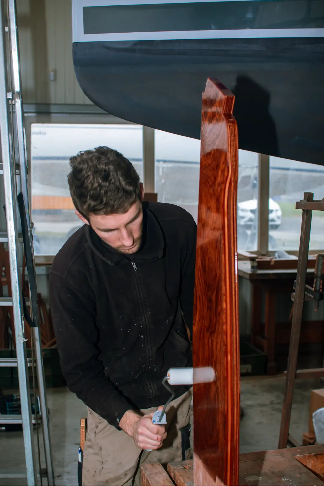Rénovation durant hivernage d'un bateau